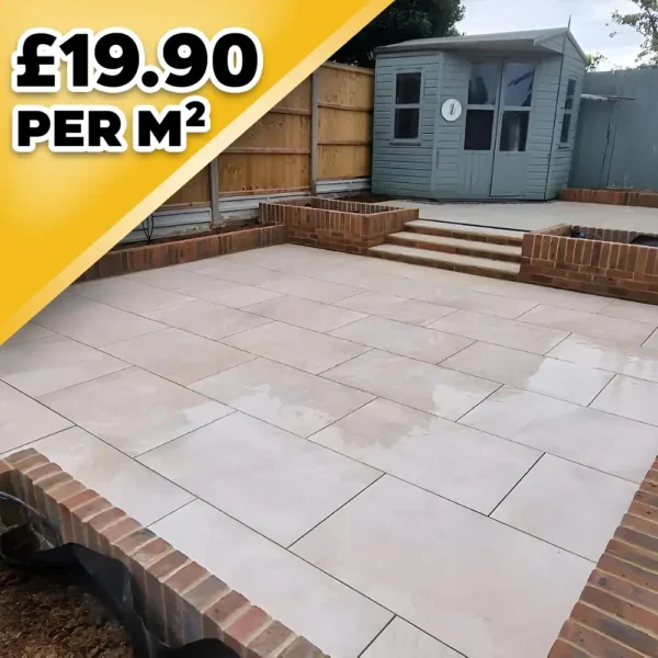Tandur Amber 20mm Outdoor Porcelain Paving TIle | 900 x 600mm