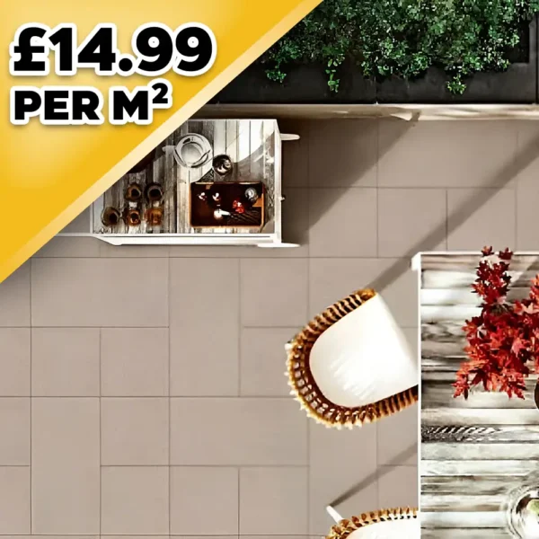 Barberino Brown Outdoor Porcelain Paving TIle | 800 x 400mm x 16mm