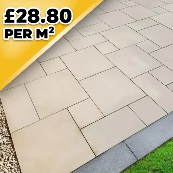 Hammerstone Outdoor Porcelain Paving Kit 8.1M2