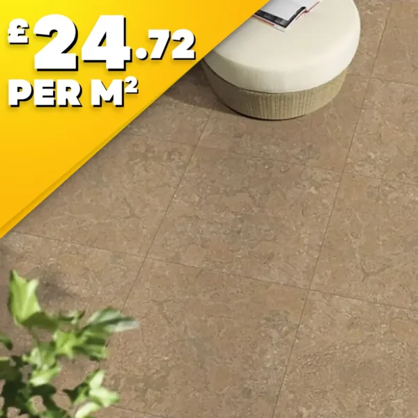 Lubeck Ocre 20mm Outdoor Porcelain Paving Tile | 600 x 600mm
