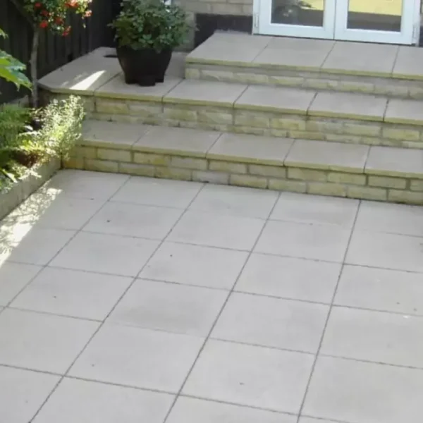 Textured Light Grey 450x450mm Paving Slab