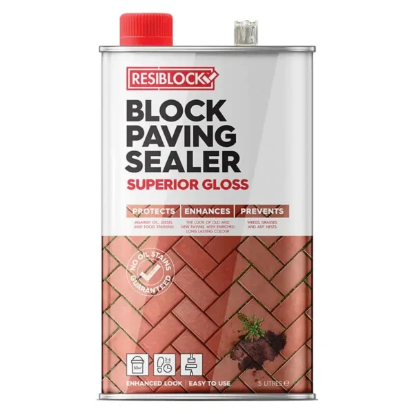 Resiblock Superior Gloss Block Paving Sealer 5L