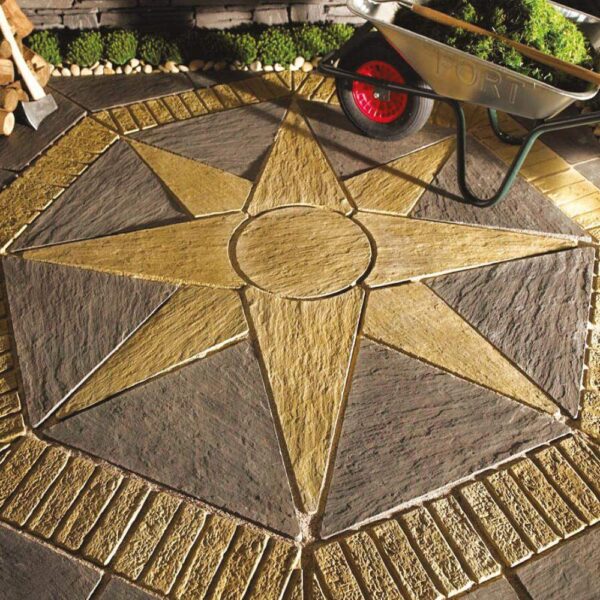 Lakeland Star Patio Kit Slate/Gold