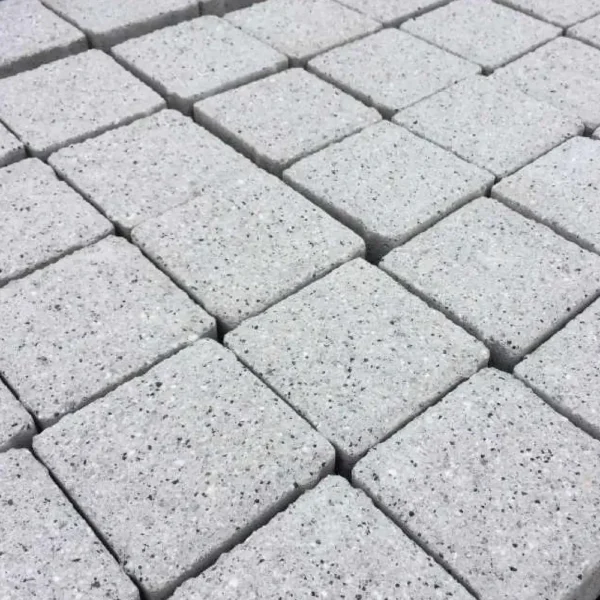 Silver Granite Cobbles 100x100x60mm