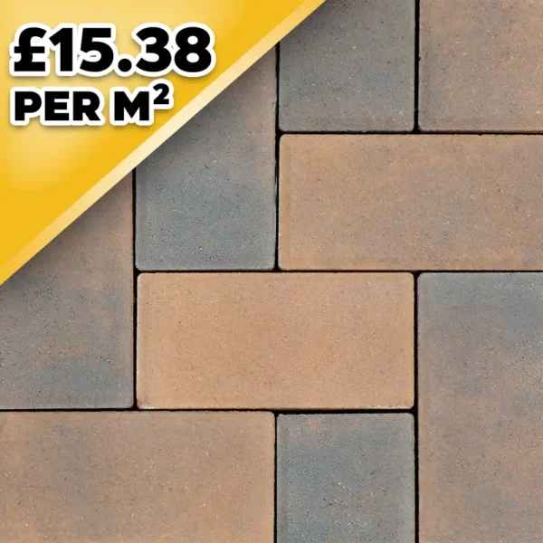 Barleystone Larchfield Trade Chestnut 60mm Block Paver