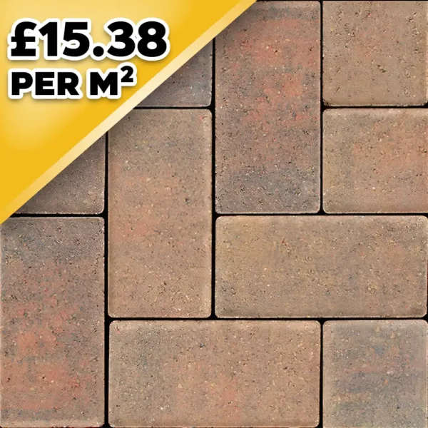 Barleystone Larchfield Trade Juniper 60mm Block Paver