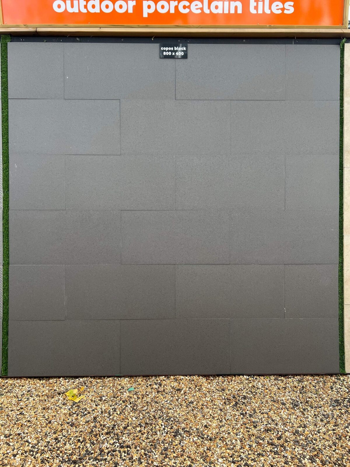Copos Black Outdoor Porcelain Paving Tile | 800 x 400mm x 16mm - Image 4